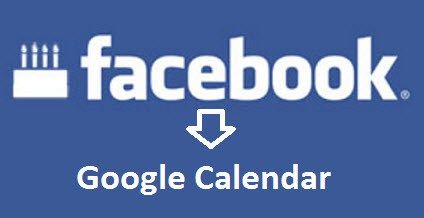Photographie - Comment synchroniser les anniversaires facebook avec Google Calendar