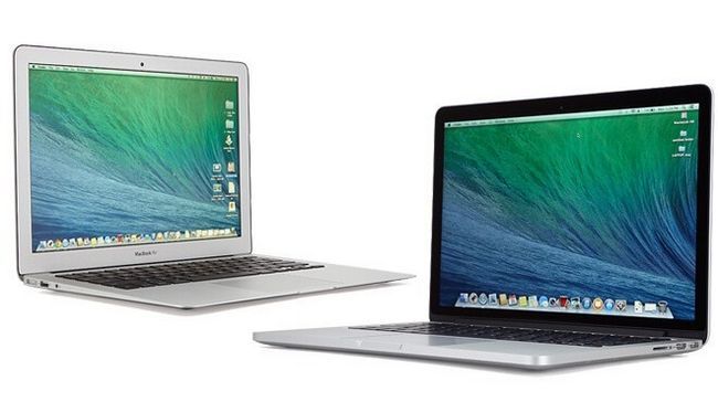 Photographie - Macbook vs vs MacBook Air MacBook Pro - moins cher ordinateur portable de pomme coûte $ 899