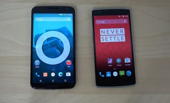 Photographie - Nexus 6 vs OnePlus One 2 - un phablet normale ou une comparaison de phablet surdimensionné