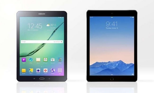 Photographie - Onglet Samsung Galaxy S2 vs 9,7 air iPad 2 - top spécifications et les meilleurs prix de comparaison