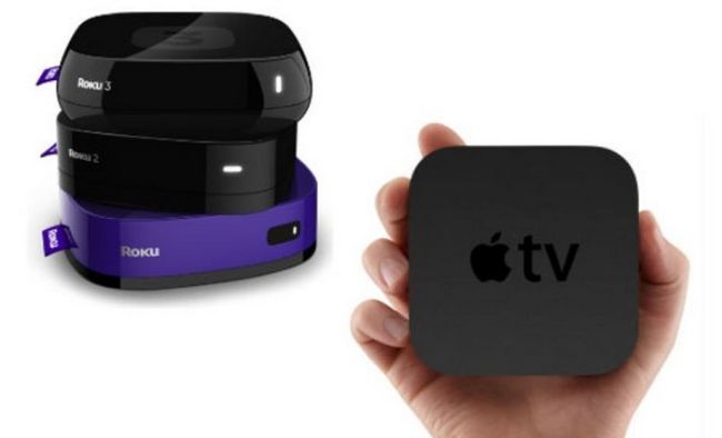Photographie - Apple TV vs Roku - dispositifs de streaming qui sont tout aussi facile de laisser passer