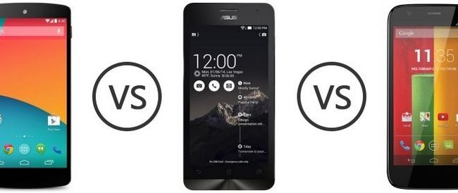 Photographie - Asus zenfone 5 vs moto vs Nexus 5 g - devrions-nous aller avec zenfone?