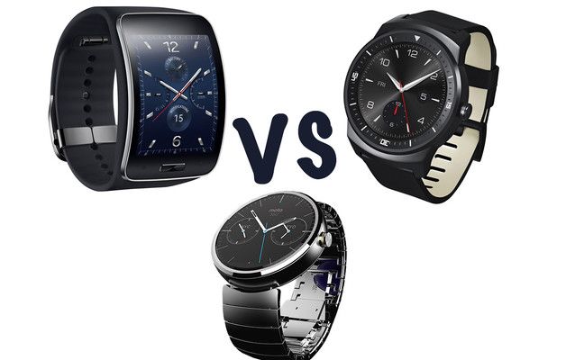Photographie - LG G montre r vs moto 360 vs samsung engrenage s - la guerre entre les meilleurs smartwatches