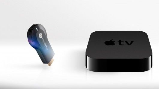 Photographie - Chromecast vs Apple TV - similaire, mais très différente dans le même temps