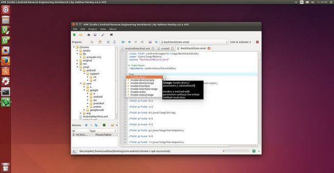 APK Studio Ubuntu Linux