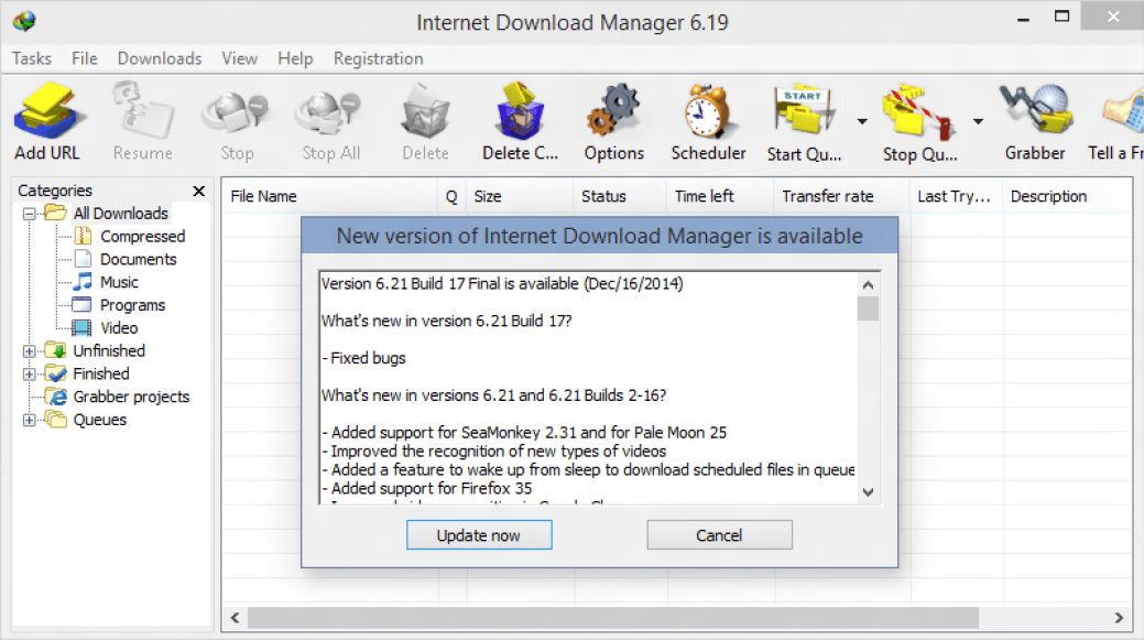 Photographie - Comment désactiver Internet Download Manager vérification de mise à jour automatique