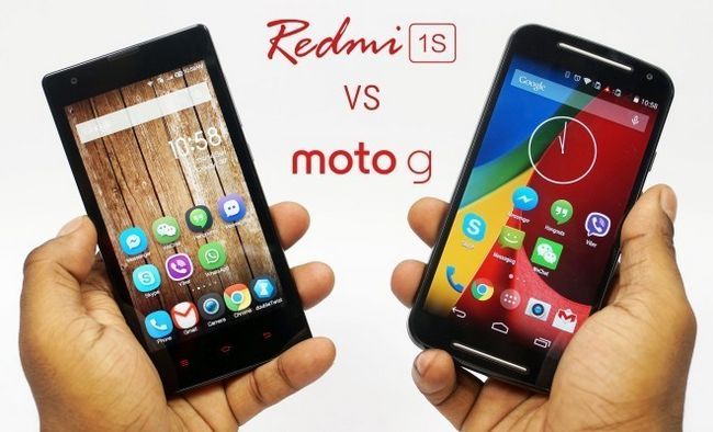 Photographie - Motorola MOTO g 2014 vs Xiaomi redmi 1s - meilleures caractéristiques et comparaison de prix