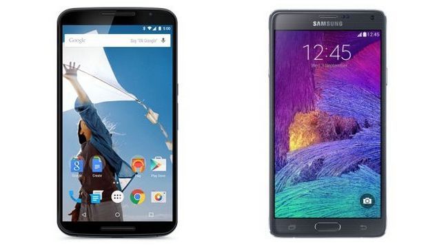 Photographie - Nexus 6 vs Samsung Galaxy Note 4 - la guerre des phablets android est pas terminée