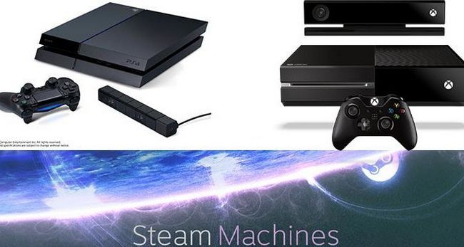 Photographie - machine à vapeur vs playstation 4 vs Xbox One - le vainqueur final