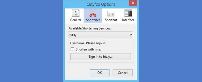 Cutyfox options de addon