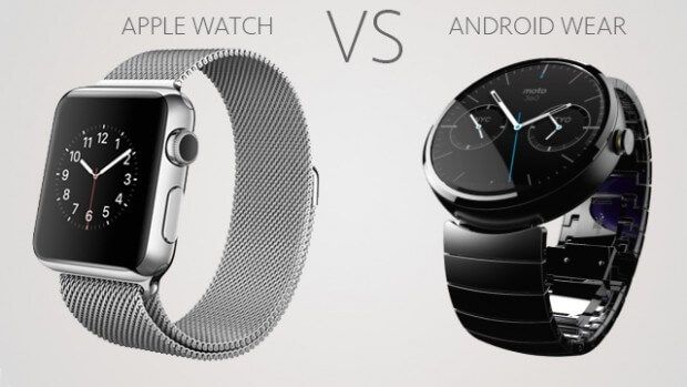 Photographie - Usure Android vs montre de pomme - le meilleur smartwatch pour vous garder en forme