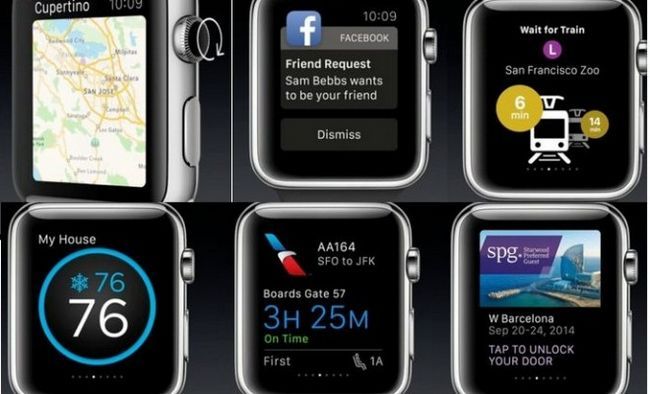 Photographie - Apple Suivre vs smartwatches existantes - comment la smartwatch de la pomme est différent de ses concurrents?