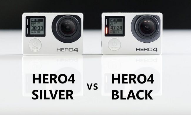 Photographie - Hero4 noir vs Hero4 argent - dont le dernier modèle de GoPro hero4 est mieux pour vous?