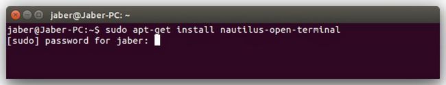 Installez Nautilus Open in Terminal