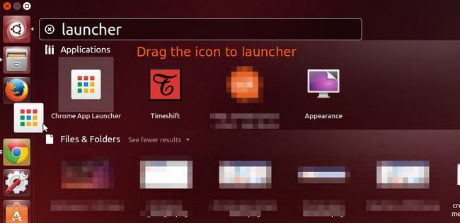 Ajouter Chrome App Launcher pour Ubuntu Linux Launcher