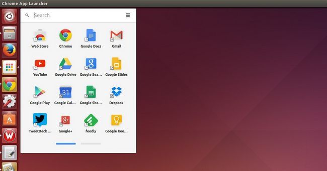 Usin Chrome App Launcher dans Ubuntu