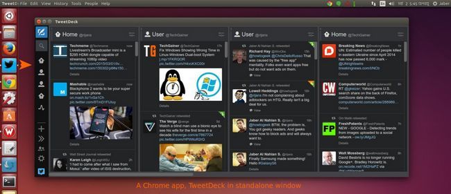 TweetDeck dans Ubuntu Linux