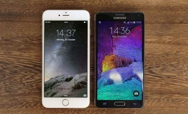 Photographie - Iphone 6 plus vs Samsung Galaxy Note 4 - 2015 phablets meilleure comparaison