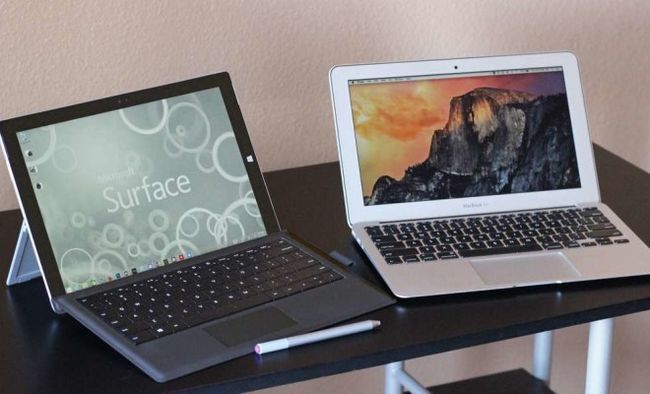 Photographie - Microsoft surface pro 4 vs MacBook Air 2016 - page Fiche, les caractéristiques et la comparaison de prix
