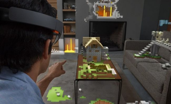 Photographie - Minecraft pour hololens - l'expérience de réalité augmentée