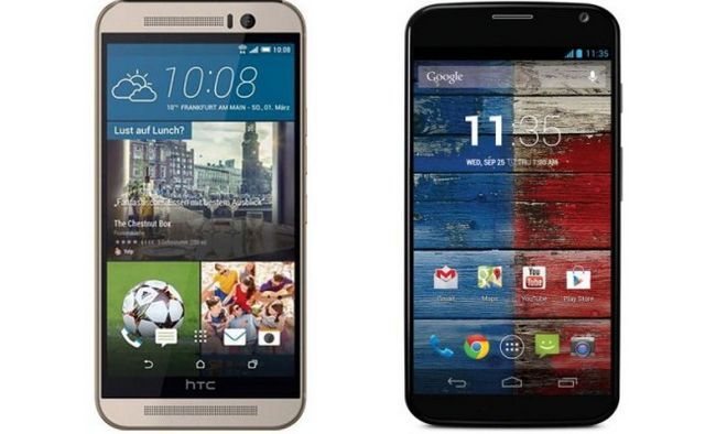 Photographie - Moto x 2014 vs HTC One M9 - google pour vaincre htc?