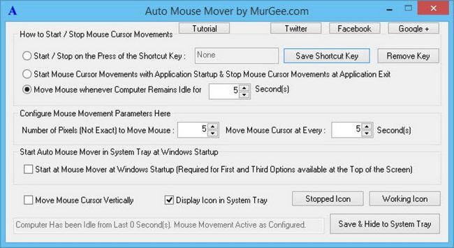 Auto Mouse Mover pour Windows
