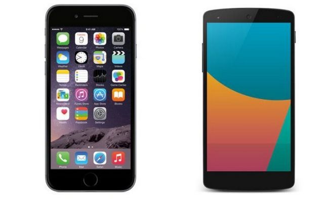 Photographie - Nexus 5 vs iphone 6 - ancien téléphone Nexus sur le dernier iPhone?