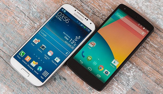 Photographie - Nexus 5 vs Samsung Galaxy S4 - top spécifications et caractéristiques de comparaison