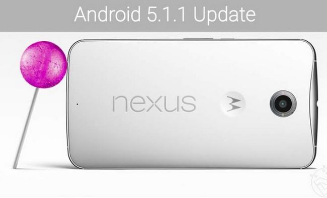 Photographie - Nexus 6 mis à jour avec Android 5.1.1 sucette OTA chez AT & T