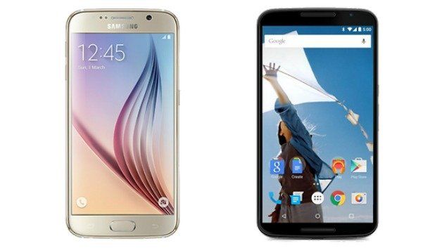 Photographie - Nexus 6 vs Samsung Galaxy S6 - verre et de métal ou de plastique?