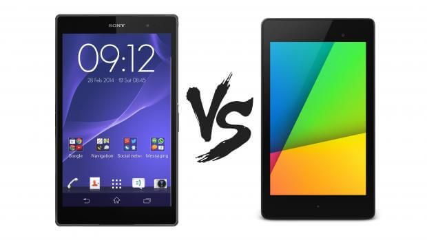 Photographie - Nexus 7 vs tablette Xperia de Z3 compacte - meilleures spécifications et comparaison de prix