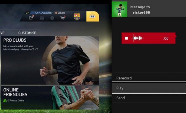 Photographie - Xbox téléchargement d'une mise à jour - des messages vocaux et la discussion de groupe disponibles