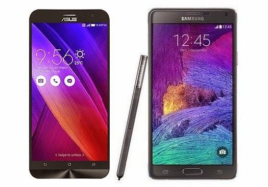 Photographie - Samsung Galaxy Note 4 vs zenfone 2 - spécifications plus élevées et les caractéristiques de comparaison
