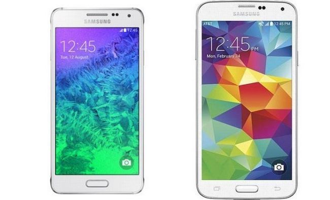 Photographie - Samsung Galaxy S5 vs galaxie alpha - la première étape de l'évolution