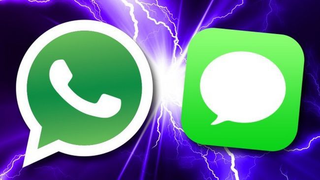 Photographie - WhatsApp vs iMessage - qui application de messagerie utilisez-vous sur votre iPhone?