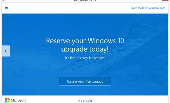 Photographie - Windows 10 mise à jour gratuite à partir de Windows 7, 8 et 8.1 - voulez-vous mettre à jour votre système d'exploitation?